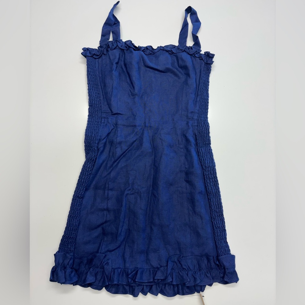 Reformationn Navy Blue Mini Dress size 4 - Picture 2 of 7
